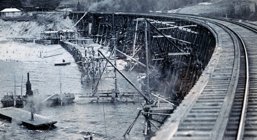 Dominion Atlantic Railway: Bear River Bridge, Digby County, Nova Scotia, 7 June 1912