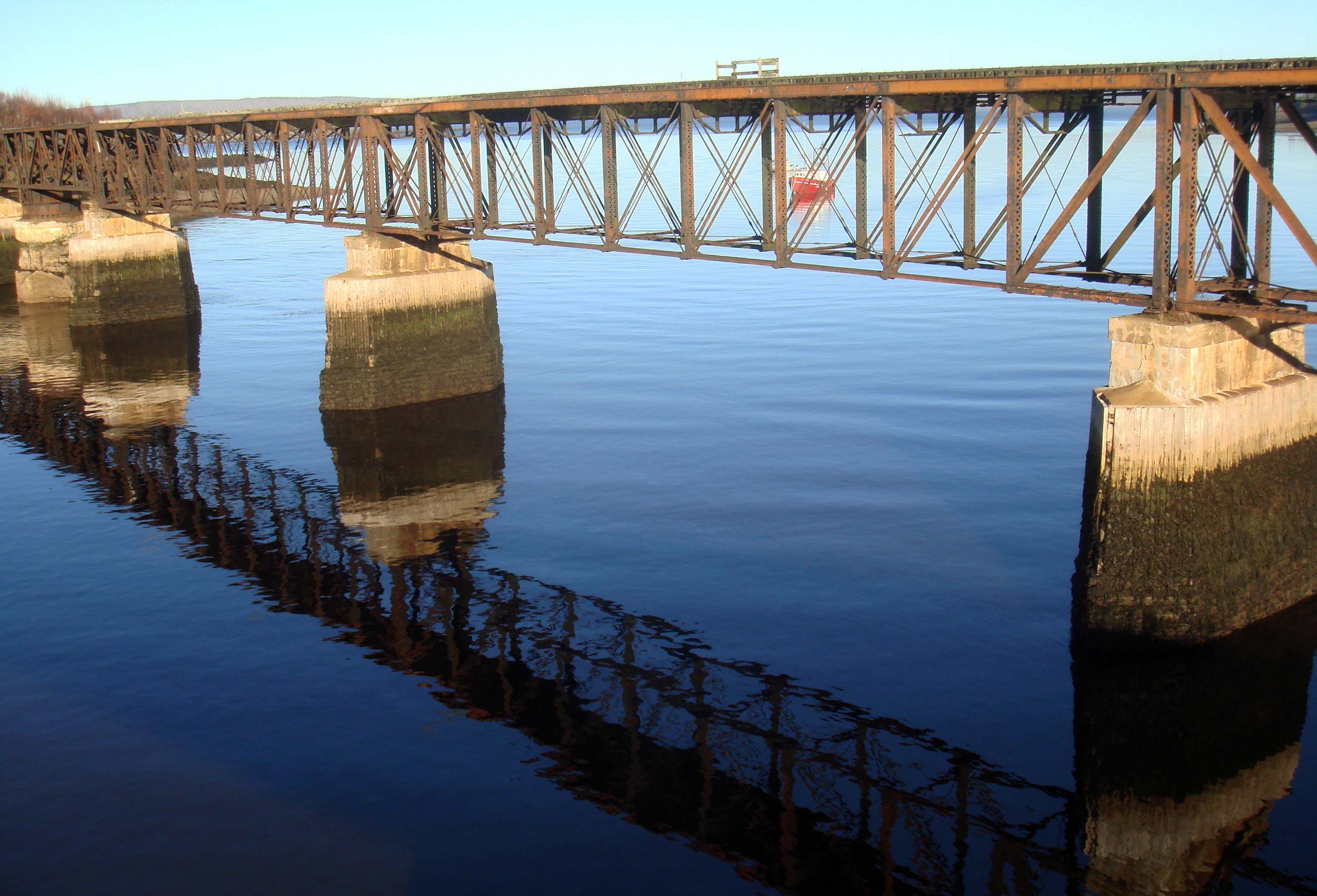 Dominion Atlantic Railway: Bear River Bridge, Digby County, Nova Scotia, 12 Nov 2010