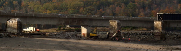 Dominion Atlantic Railway: Bear River Bridge, Digby County, Nova Scotia, 18 Oct 2011