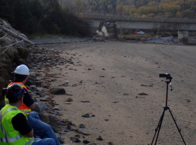 Dominion Atlantic Railway: Bear River Bridge, Digby County, Nova Scotia, 18 Oct 2011
