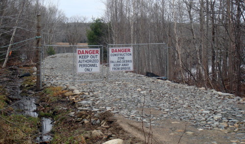 Dominion Atlantic Railway: Sissiboo River Bridge, Weymouth, Digby County, Nova Scotia, 29 Nov 2011