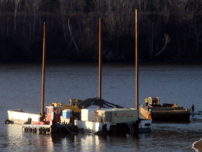 Dominion Atlantic Railway: Bear River Bridge, Digby County, Nova Scotia, 09 Dec 2011