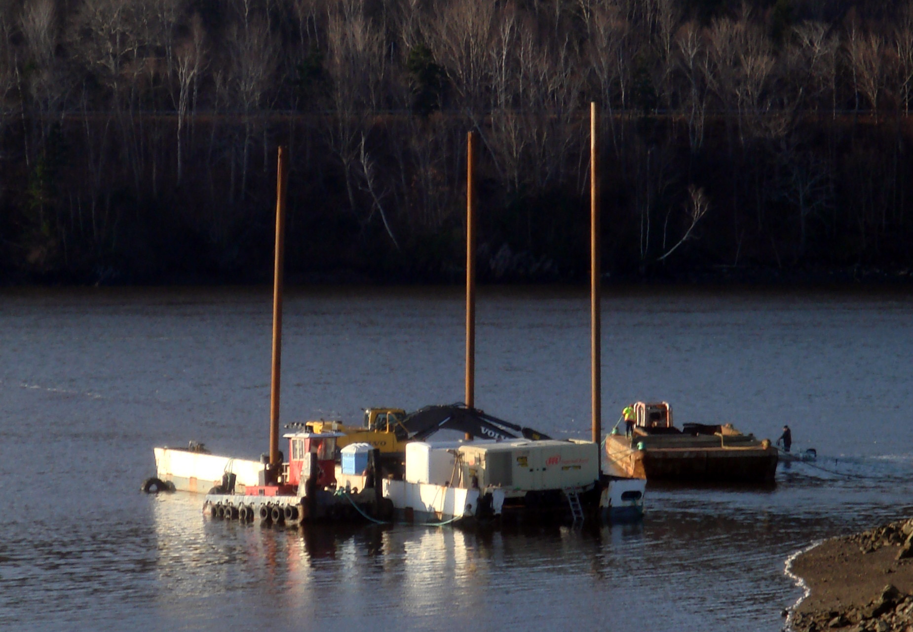 Dominion Atlantic Railway: Bear River Bridge, Digby County, Nova Scotia, 09 Dec 2011
