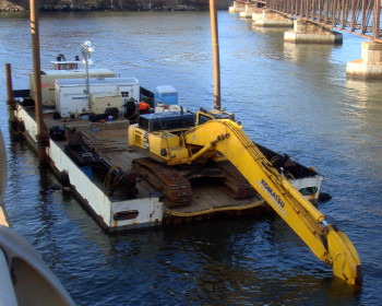 Dominion Atlantic Railway: Bear River Bridge, Digby County, Nova Scotia, 09 Jan 2012