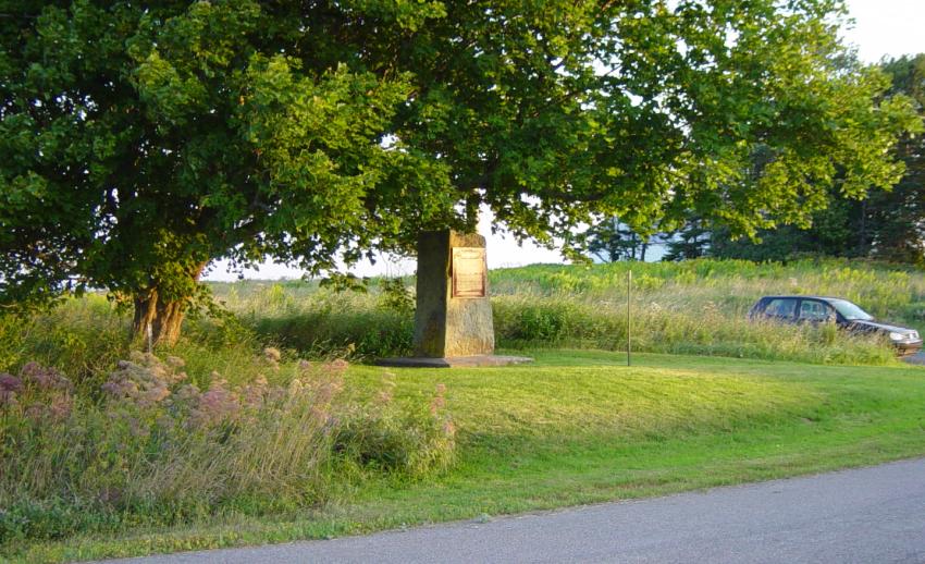 Fort Lawrence historic plaque