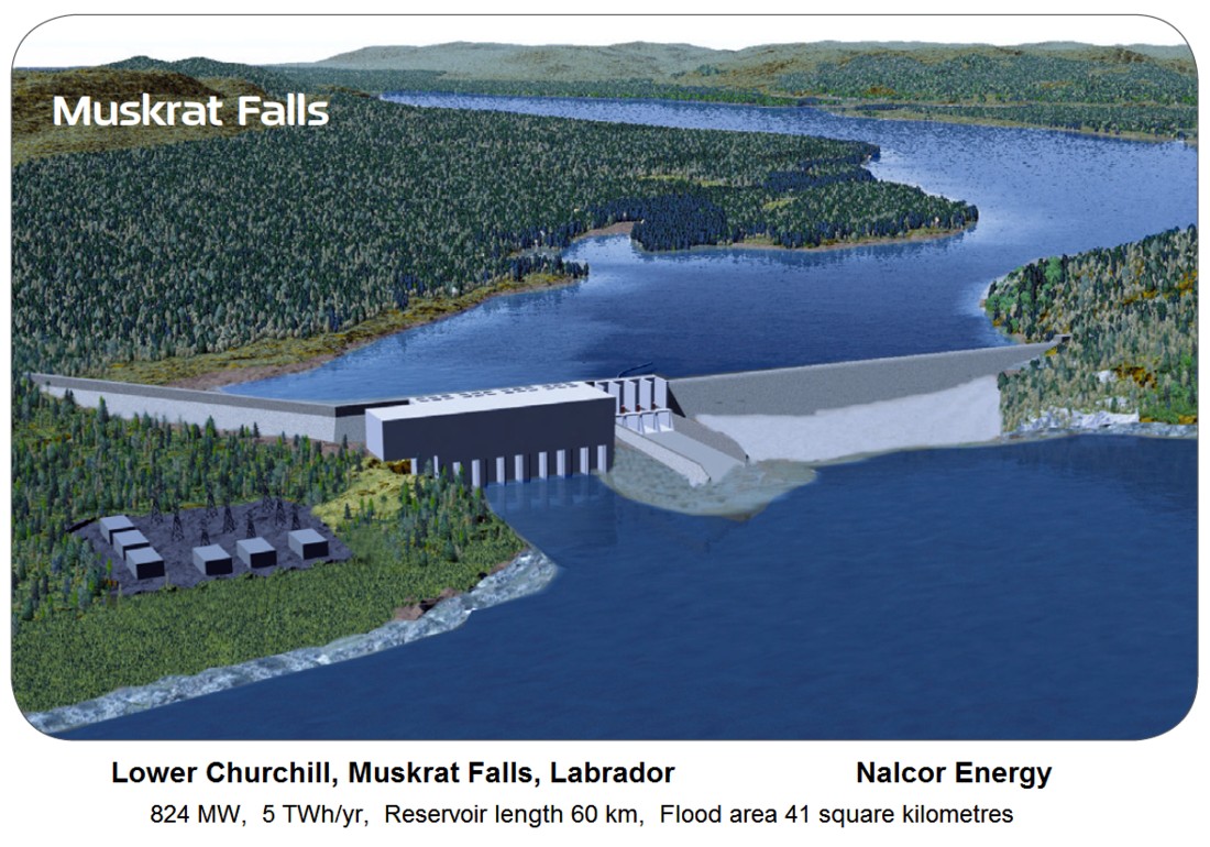 Labrador: Lower Churchill Muskrat Falls generating plant proposal, 2010