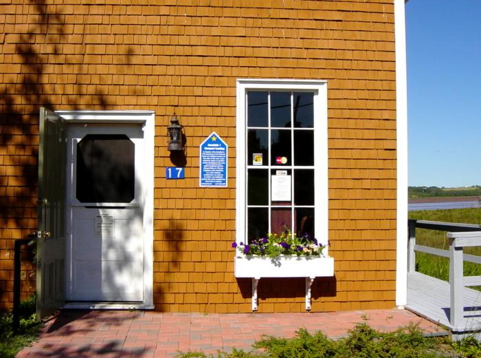 Hants County: Acadian Heritage sign #16, Avondale