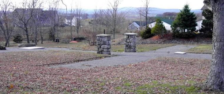 Falmouth: Sainte-Famille Cemetery, November 2002