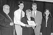 Award presented to Centre
