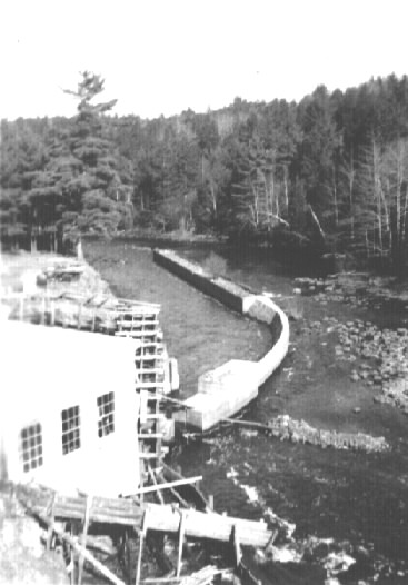 Stiver's Falls (White Rock) generating plant, about 1940