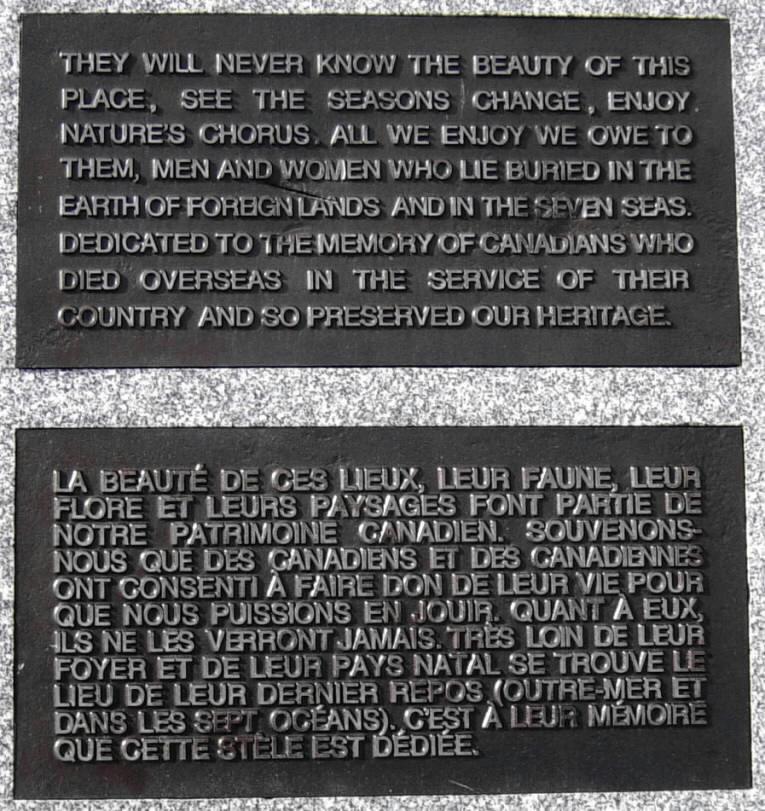 French Mountain: war memorial