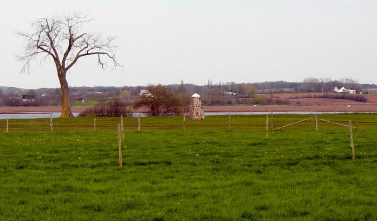 Horton Landing, Nova Scotia: Planters monument
