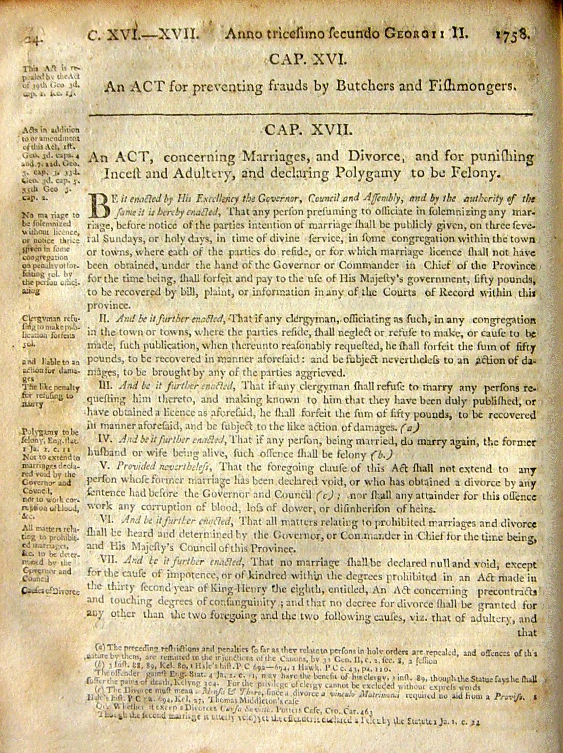 Page 24, Statutes of Nova Scotia, 1805, R.J. Uniacke