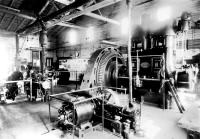 Power house steam engine and alternator, Marconi Towers, Cape Breton Island, Nova Scotia