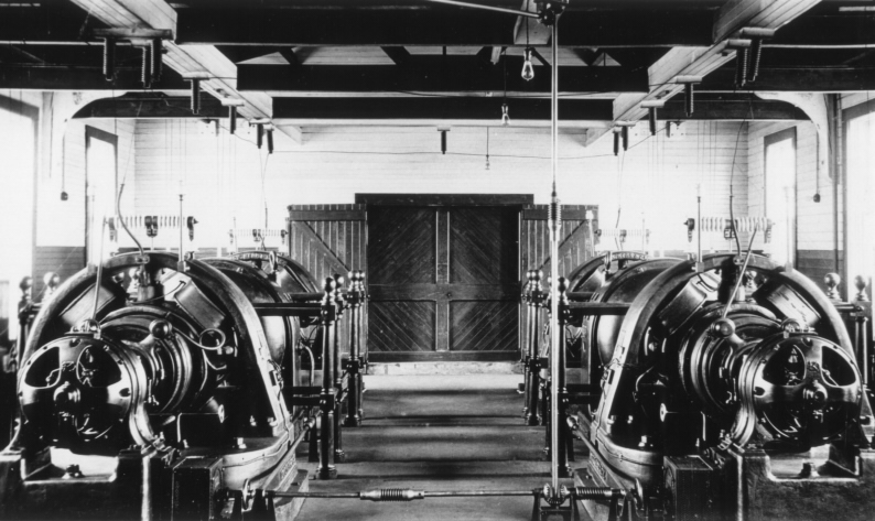 5000-volt DC generators, Marconi Towers, Cape Breton Island, Nova Scotia