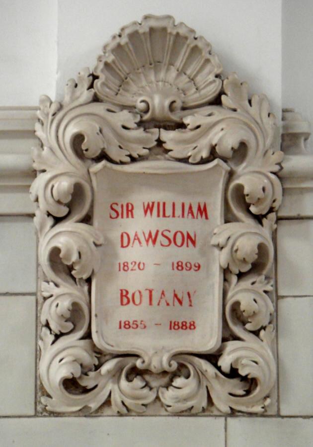 Memorial plaque, McGill University, Montreal