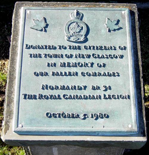 New Glasgow: war memorial